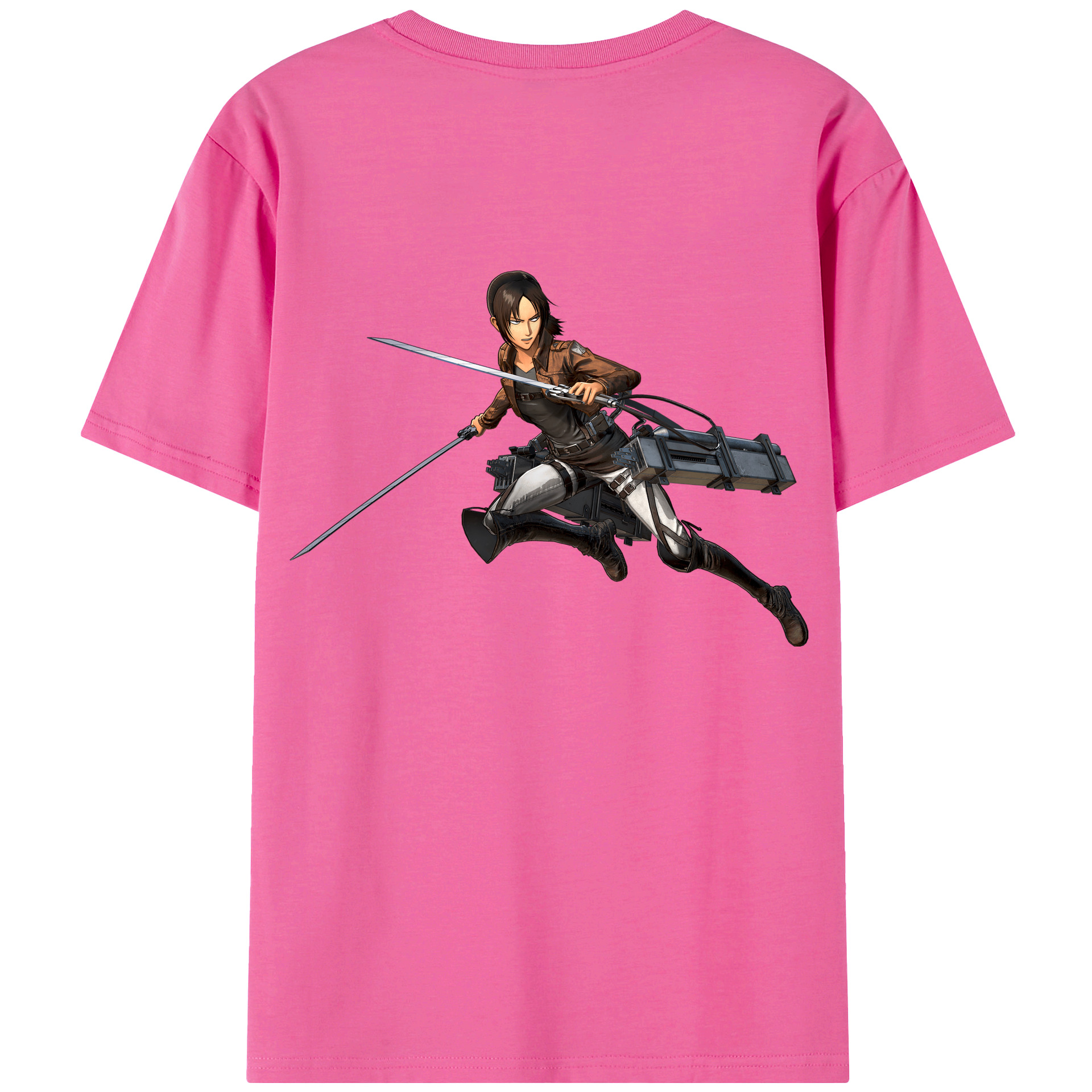 （画像用） 進撃の巨人 Attack on Titan レディース半袖Tシャツ(バックプリント)